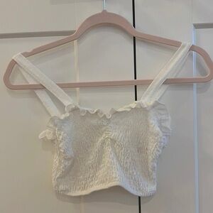 Urban Outfitters Top White Crop Top